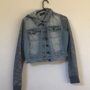 Jean/sweater jacket